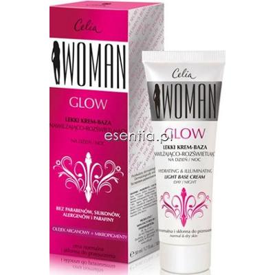 Celia  Woman Glow Lekki krem-baza nawilżająco - rozświetlający 50 ml