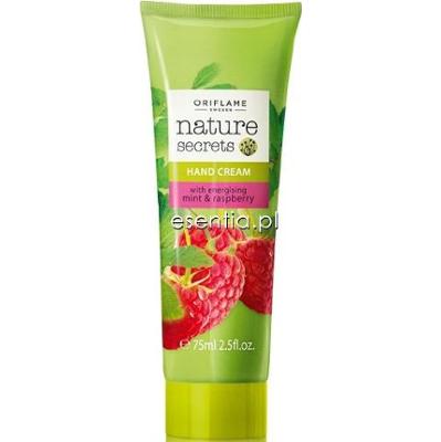 Oriflame  Nature Secrets Krem do rąk z energetyzującą miętą i maliną Nr 23400 - 75 ml