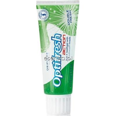 Oriflame  Optifresh Żel do mycia zębów 2 w 1 z drobinkami płynu do płukania ust Multi-Action Nr 25494 - 75 ml