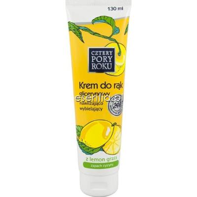 Cztery Pory Roku  Krem do rąk glicerynowy o zapachu cytryny 130 ml
