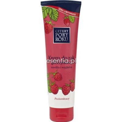 Cztery Pory Roku  Krem do rąk glicerynowy poziomkowy 130 ml