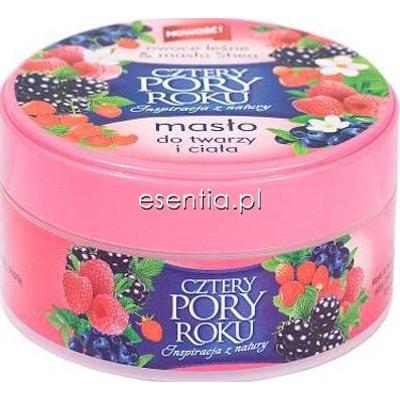 Cztery Pory Roku  Masło do twarzy i ciała Owoce leśne i masło shea 150 ml