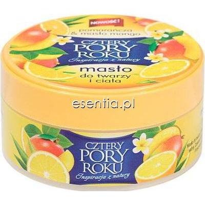 Cztery Pory Roku  Masło do twarzy i ciała Pomarańcza i masło mango 150 ml