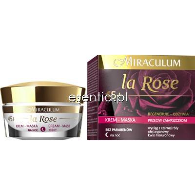 Miraculum  La Rose 45+ Krem - maska przeciw zmarszczkom na noc 50 ml