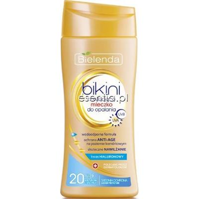 Bielenda  Bikini Nawilżające mleczko do opalania SPF 20 200 ml