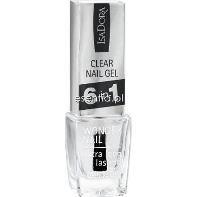 IsaDora  Odżywka do paznokci Clear Nail Gel 6-in-1 6 ml