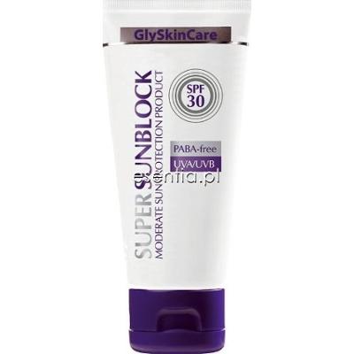 GlySkinCare  Super Sunblock SPF30 Krem ochronny do twarzy 40 ml