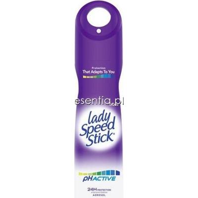 Lady Speed Stick  Dezodorant antyperspiracyjny w areozolu pH Active 150 ml