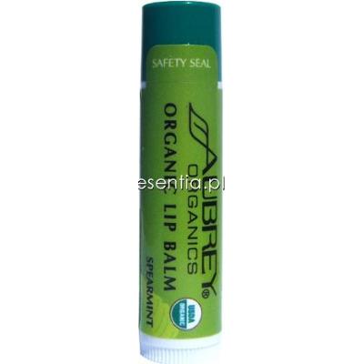 Aubrey Organics  Balsam do ust w sztyfcie Mięta 4,25 g