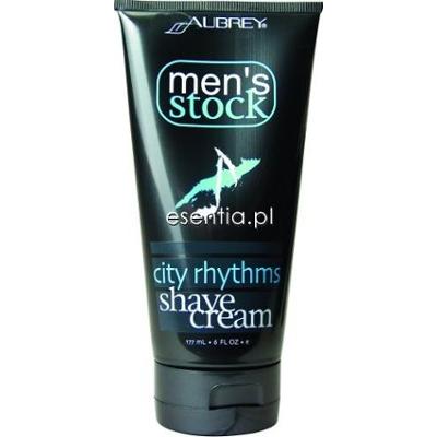 Aubrey Organics  Men's Stock City Rhythms Krem do golenia 177 ml