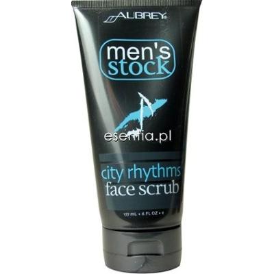 Aubrey Organics  Men's Stock City Rhythms Scrub do twarzy 177 ml
