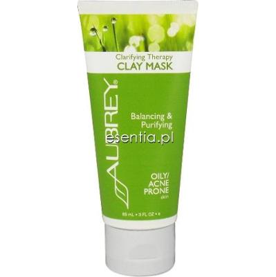 Aubrey Organics  Clarifying Therapy Oczyszczająca maska z 1% kwasem salicylowym z kory wierzby 89 ml