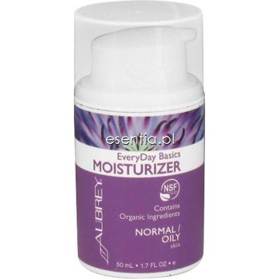 Aubrey Organics  Every Day Basics Krem nawilżający do codziennej pielęgnacji dla skóry normalnej i tłustej 50 ml