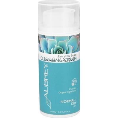 Aubrey Organics  Every Day Basics Krem oczyszczający do codziennej pielęgnacji dla skóry normalnej i suchej 100 ml