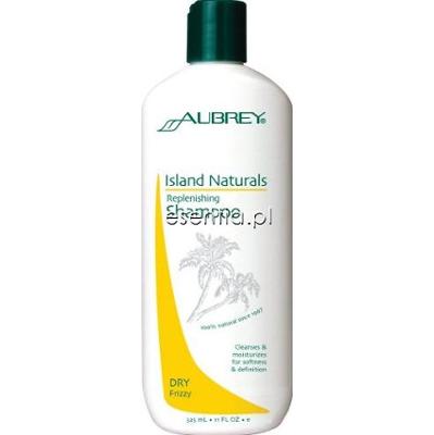 Aubrey Organics  Island Naturals Szampon do włosów suchych i puszących się 325 ml
