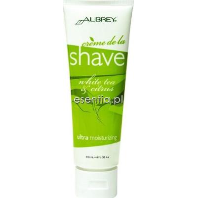 Aubrey Organics  Krem do golenia dla kobiet z olejem kameliowym i wyciągiem z białej herbaty 118 ml