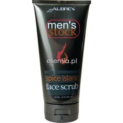 Aubrey Organics  Men's Stock Spice Island Scrub do twarzy 177 ml