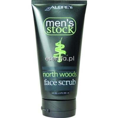 Aubrey Organics  Men's Stock North Woods Scrub do twarzy 177 ml