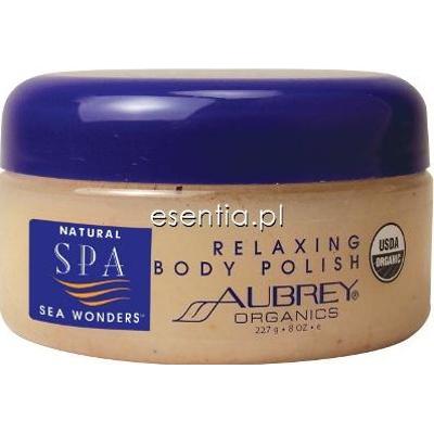 Aubrey Organics  Natural Spa Sea Wonders Relaksujący scrub do ciała z solą morską 227 ml