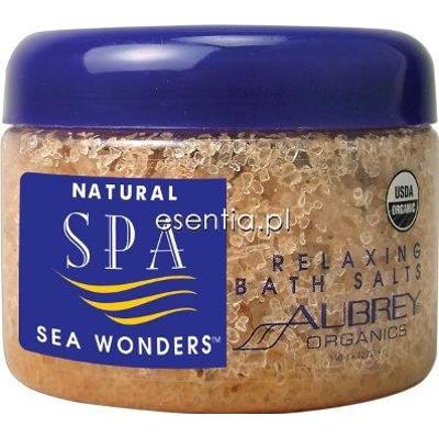 Aubrey Organics  Natural Spa Sea Wonders Relaksująca sól morska do kąpieli 355 ml