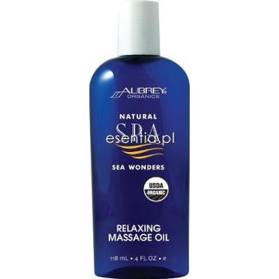 Aubrey Organics  Natural Spa Sea Wonders Energetyzujący olejek do masażu 118 ml