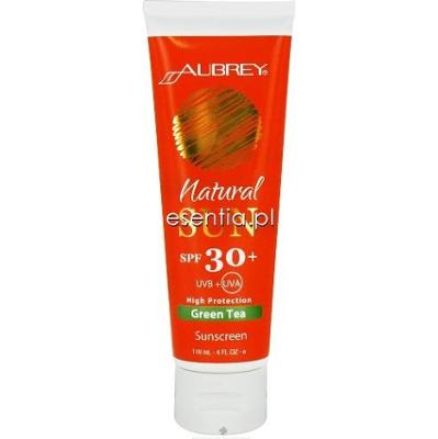 Aubrey Organics  Natural Sun Mleczko do opalania SPF 30 z wyciągiem z zielonej herbaty 118 ml