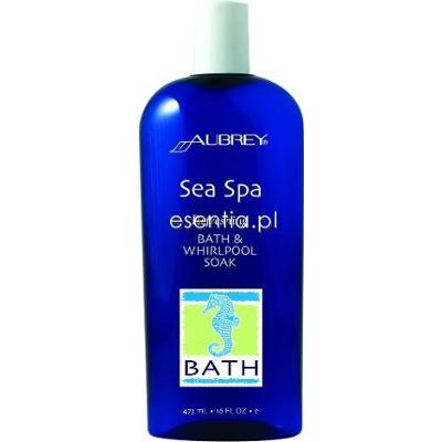 Aubrey Organics  Sea Spa Odświeżający płyn do kąpieli z solą morską 473 ml
