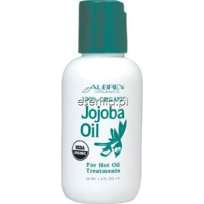 Aubrey Organics  Olejek jojoba 100% do zabiegów na gorąco 59 ml