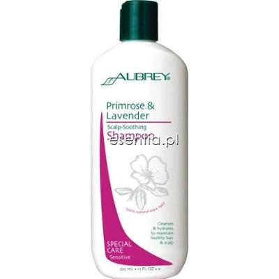 Aubrey Organics  Szampon kojący skórę głowy z wiesiołkiem i lawendą 325 ml lub 473 ml