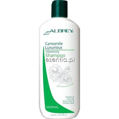 Aubrey Organics  Szampon zwiększający objętość włosów z olejkiem z rumianku 325 ml lub 473 ml