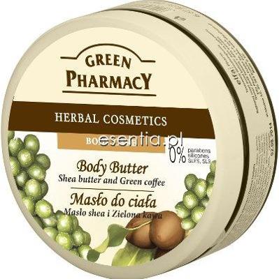 Green Pharmacy  Masło do ciała Masło shea i Zielona kawa 200 ml