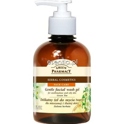 Green Pharmacy  Delikatny żel do mycia twarzy Zielona herbata 270 ml