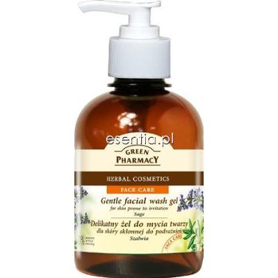 Green Pharmacy  Delikatny żel do mycia twarzy Szałwia 270 ml