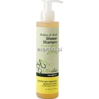 Macrovita  Olivelia Szampon i płyn do kąpieli dla dzieci z bio-składnikami 200 ml