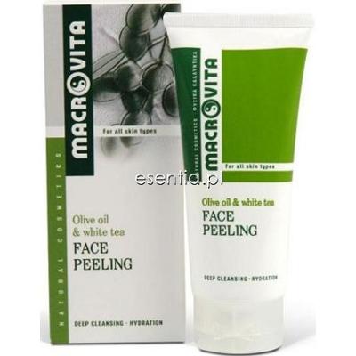 Macrovita  Peeling do twarzy z bio-oliwą z oliwek i bio-aloesem 100 ml