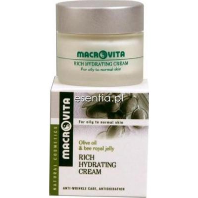 Macrovita  Bogaty krem nawilżający i odżywczy z bio-oliwą z oliwek i bio-mleczkiem pszczelim 40 ml