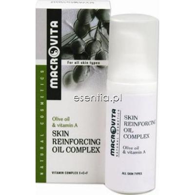 Macrovita  Wzmacniający olejek na twarz i szyję do cery suchej i odwodnionej z bio-oliwą z oliwek i witaminą A 30 ml
