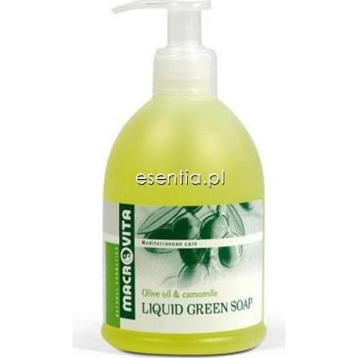 Macrovita  Zielone mydło w płynie z bio-oliwą z oliwek i bio-rumiankiem 300 ml