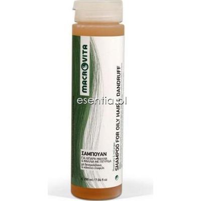 Macrovita  Szampon przeciwłupieżowy do włosów przetłuszczających się z bio-rozmarynem i bio-czerwonymi winogronami 200 ml