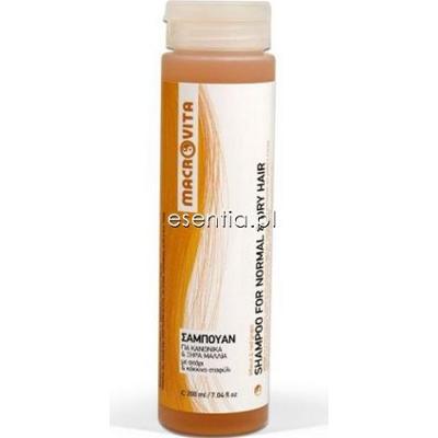 Macrovita  Odżywczy szampon do włosów normalnych i suchych z pszenicą i bio-czerwonymi winogronami 200 ml