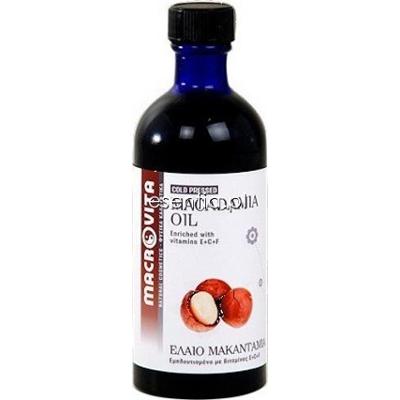 Macrovita  Olejek Makadamia - tłoczony na zimno olejek kosmetyczny z kompleksem witamin E+C+F 100 ml