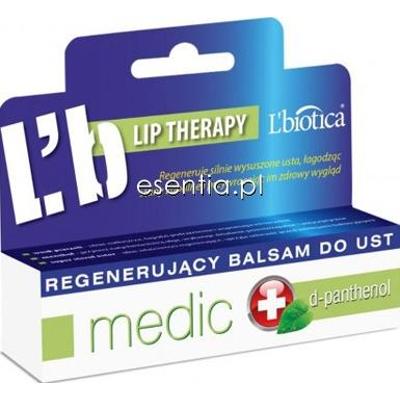 L'Biotica Lip Therapy Regenerujący balsam do ust Medic 