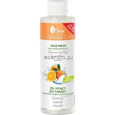 Ava  Żel myjący do twarzy z naturalnym olejkiem pomarańczowym 200 ml