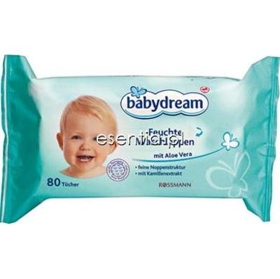 Babydream  Chusteczki nawilżane dla niemowląt op./ 80 szt.