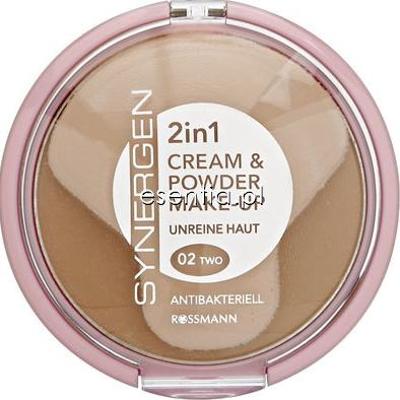 Synergen  Podkład antybakteryjny w kompakcie 2w1 9 g