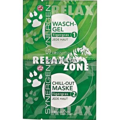Synergen  Relax Zone - Żel do mycia + maseczka z zielem tygrysim 2 x 7,5ml