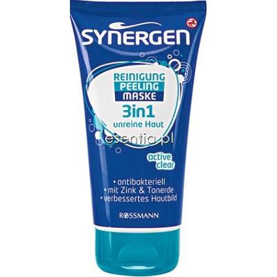 Synergen  Żel - peeling - maseczka 3w1 Active Clear 150 ml