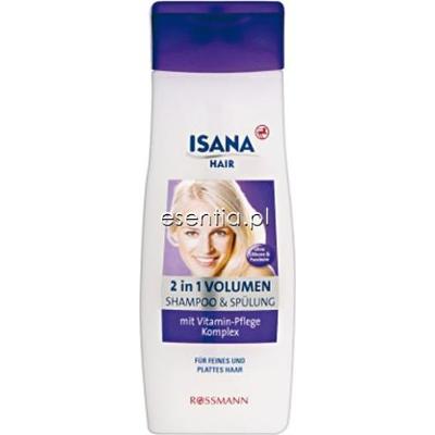 Isana Hair Szampon z odżywką 2w1 Volumen zwiększający objętość 400 ml