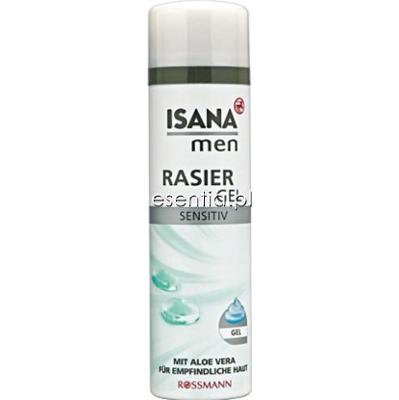 Isana  Men Żel do golenia Sensitive 200 ml
