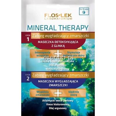 Flos-Lek  Anti-Aging Mineral Therapy Zabieg wygładzający zmarszczki 2 maseczki 2x5 ml